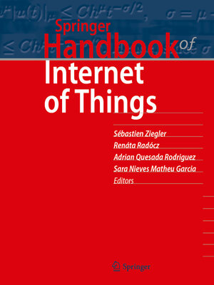 cover image of Springer Handbook of Internet of Things